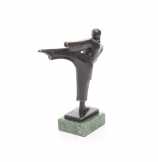 bronz szobor karate harcsos FA-92