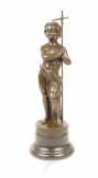 bronz szobor kísfiú imádkozik BR-33