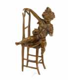 bronz szobor lány+ macska BR-222 bronz szobor lány+ macska BR-222