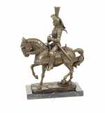 bronz szobor lovas UP-31