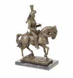 bronz szobor lovas UP-31