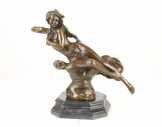 bronz szobor nimfa VG-119