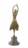 bronz szobor nő art-deco BJ-26