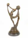 bronz szobor nő figura KZ-6