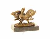 bronz szobor nyulak SL-40