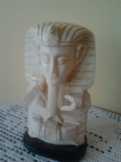 elado egyp elefantcsont farao 13-8cm
