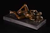 erotikus bronz szobor
