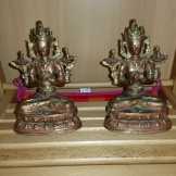 Hindu istenség (rézszobor)