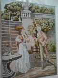 elado antik gobelin kep  30-40cm