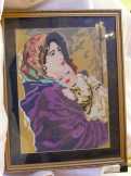 Feruzzi: Az utca madonnája - kézi gobelin Feruzzi: Az utca madonnája - kézi gobelin