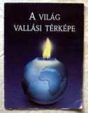 A világ vallási térképe nagyméretű 120* 80