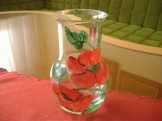 Gyönyörű virágmintás váza
