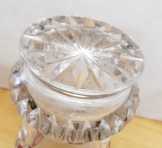 Retro súlyos kristály pohár, Hofbauer Crystal Co. 